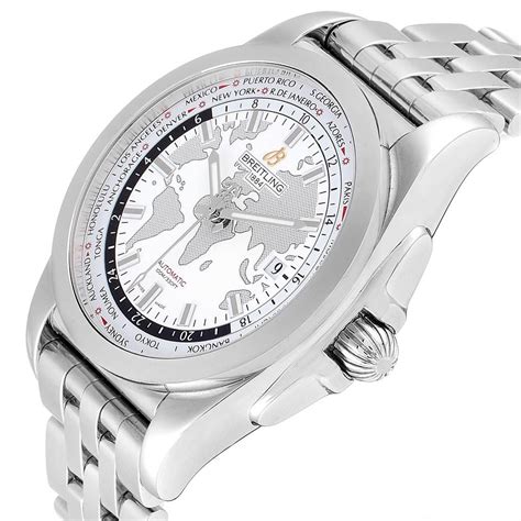 breitling galactic unitime mens watch|wb3510.